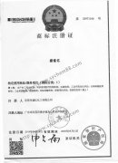 盛亿商标证书